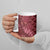 Maroon Aloha Hawaii Ceramic Mug Hawaiian Kakau Ohia Lehua Lei - Polynesian Pride