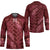 Maroon Aloha Hawaii Hockey Jersey Hawaiian Kakau Ohia Lehua Lei - Polynesian Pride