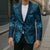 Naval Night Aloha Hawaii Blazer Hawaiian Kakau Ohia Lehua Lei - Polynesian Pride