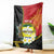 Personalised PNG Morobe Provins Blanket Papua New Guinea Plumeria Melanesian Pattern - Polynesian Pride