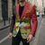 Personalised PNG Morobe Provins Blazer Papua New Guinea Plumeria Melanesian Pattern - Polynesian Pride