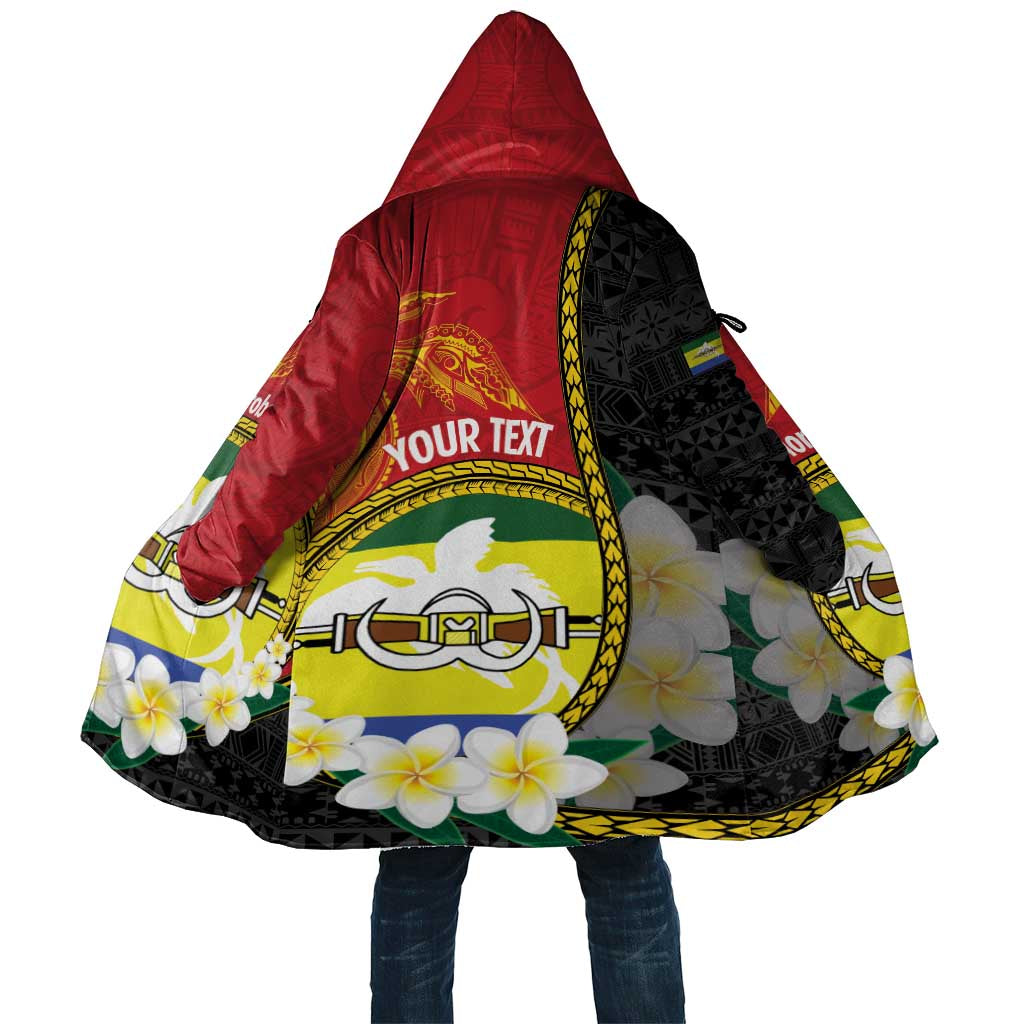 Personalised PNG Morobe Provins Cloak Papua New Guinea Plumeria Melanesian Pattern LT14 Unisex Red - Polynesian Pride
