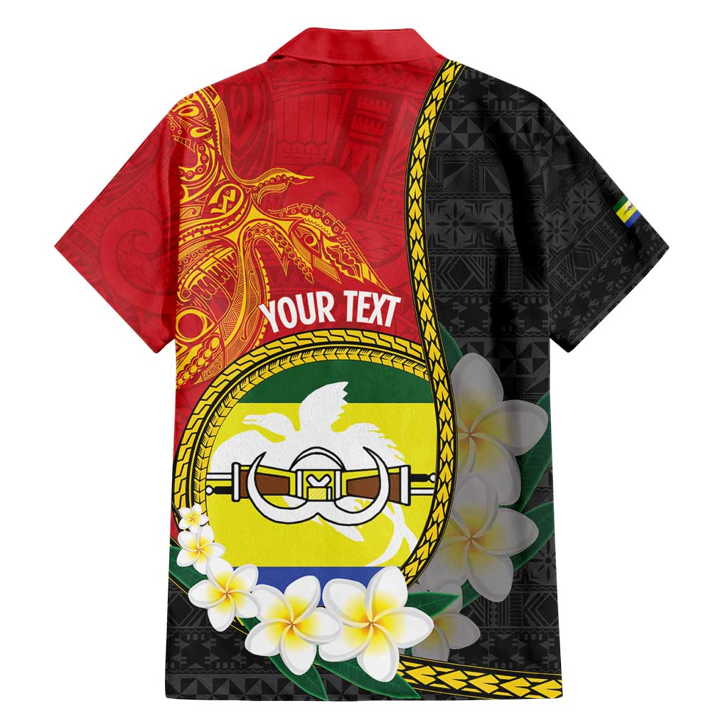 Personalised PNG Morobe Provins Family Matching Off Shoulder Maxi Dress and Hawaiian Shirt Papua New Guinea Plumeria Melanesian Pattern LT14 - Polynesian Pride