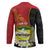 Personalised PNG Morobe Provins Hockey Jersey Papua New Guinea Plumeria Melanesian Pattern - Polynesian Pride