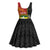 Personalised PNG Morobe Provins Midi Dress Papua New Guinea Plumeria Melanesian Pattern - Polynesian Pride