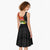 Personalised PNG Morobe Provins Midi Dress Papua New Guinea Plumeria Melanesian Pattern - Polynesian Pride