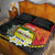 Personalised PNG Morobe Provins Quilt Bed Set Papua New Guinea Plumeria Melanesian Pattern - Polynesian Pride