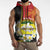 Personalised PNG Morobe Provins Sleeveless Zip Hoodie Papua New Guinea Plumeria Melanesian Pattern - Polynesian Pride
