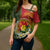 Personalised PNG Isten Hailans Provins Cross Shoulder Shirt Papua New Guinea Plumeria Melanesian Pattern - Polynesian Pride