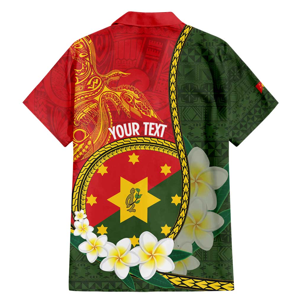 Personalised PNG Isten Hailans Provins Family Matching Off Shoulder Maxi Dress and Hawaiian Shirt Papua New Guinea Plumeria Melanesian Pattern LT14 - Polynesian Pride