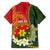 Personalised PNG Isten Hailans Provins Family Matching Off Shoulder Maxi Dress and Hawaiian Shirt Papua New Guinea Plumeria Melanesian Pattern - Polynesian Pride