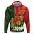 Personalised PNG Isten Hailans Provins Hoodie Papua New Guinea Plumeria Melanesian Pattern - Polynesian Pride
