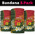 PNG Isten Hailans Provins Neck Gaiter Papua New Guinea Plumeria Melanesian Pattern LT14