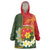 Personalised PNG Isten Hailans Provins Wearable Blanket Hoodie Papua New Guinea Plumeria Melanesian Pattern - Polynesian Pride