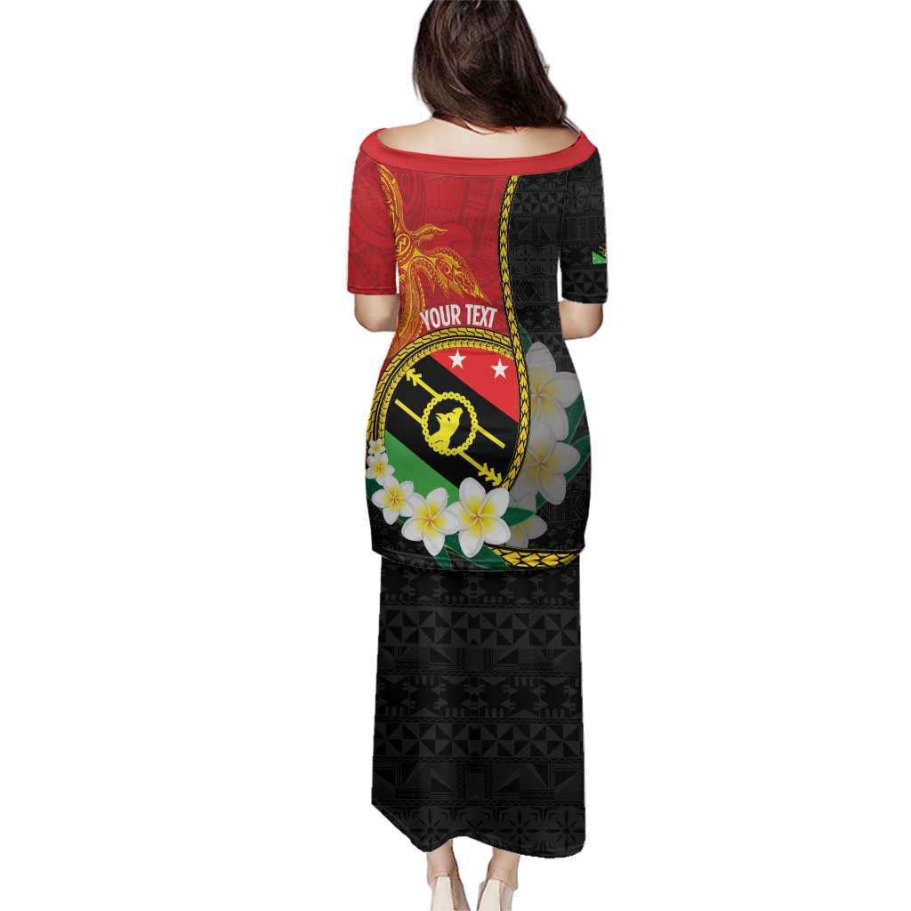 Personalised PNG Sauten Hailans Family Matching Puletasi and Hawaiian Shirt Papua New Guinea Plumeria Melanesian Pattern LT14 - Polynesian Pride