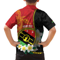 Personalised PNG Sauten Hailans Hawaiian Shirt Papua New Guinea Plumeria Melanesian Pattern - Polynesian Pride