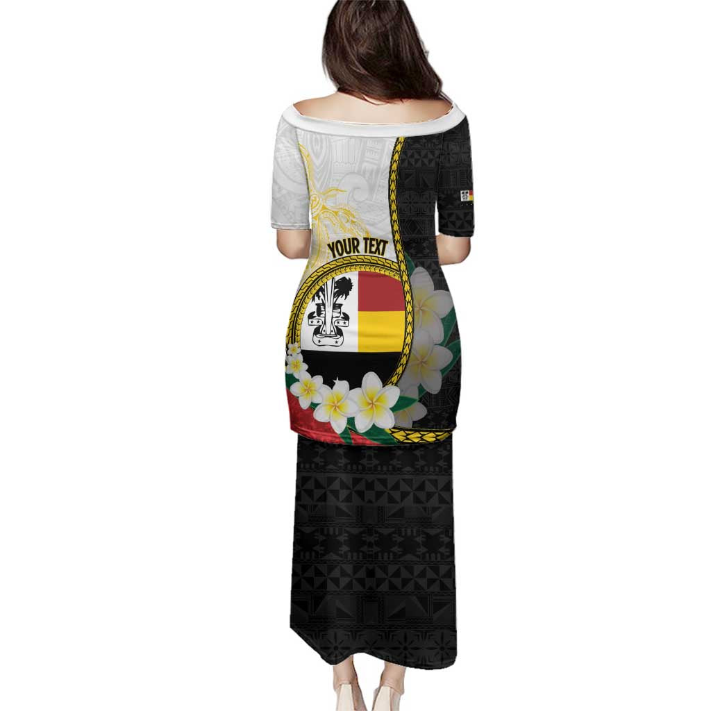 Personalised PNG Madang Provins Family Matching Puletasi and Hawaiian Shirt Papua New Guinea Plumeria Melanesian Pattern LT14 - Polynesian Pride