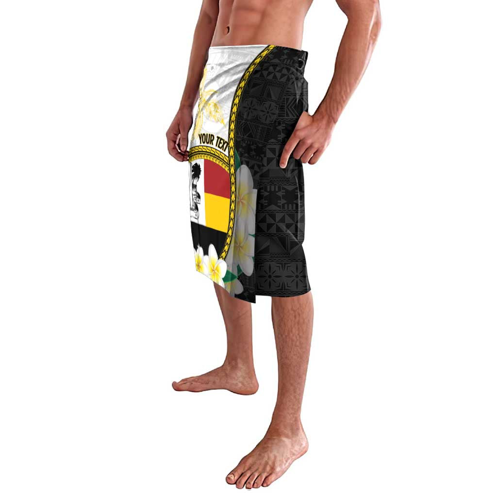 Personalised PNG Madang Provins Lavalava Papua New Guinea Plumeria Melanesian Pattern - Polynesian Pride