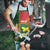 Personalised PNG Oro Provins Apron Papua New Guinea Plumeria Melanesian Pattern - Polynesian Pride