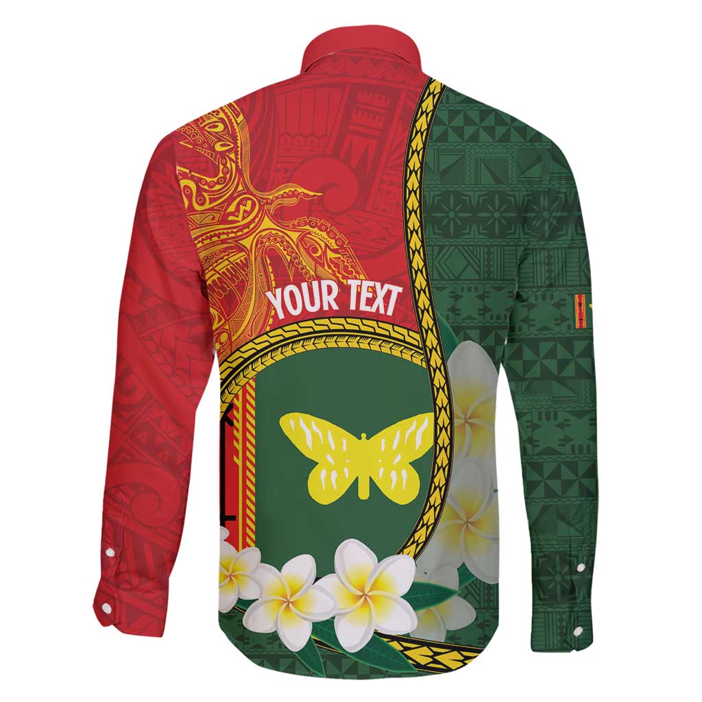 Personalised PNG Oro Provins Family Matching Puletasi and Hawaiian Shirt Papua New Guinea Plumeria Melanesian Pattern LT14 - Polynesian Pride
