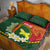 Personalised PNG Oro Provins Quilt Bed Set Papua New Guinea Plumeria Melanesian Pattern - Polynesian Pride