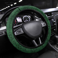 PNG Oro Provins Steering Wheel Cover Papua New Guinea Plumeria Melanesian Pattern - Polynesian Pride