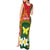 Personalised PNG Oro Provins Tank Maxi Dress Papua New Guinea Plumeria Melanesian Pattern - Polynesian Pride