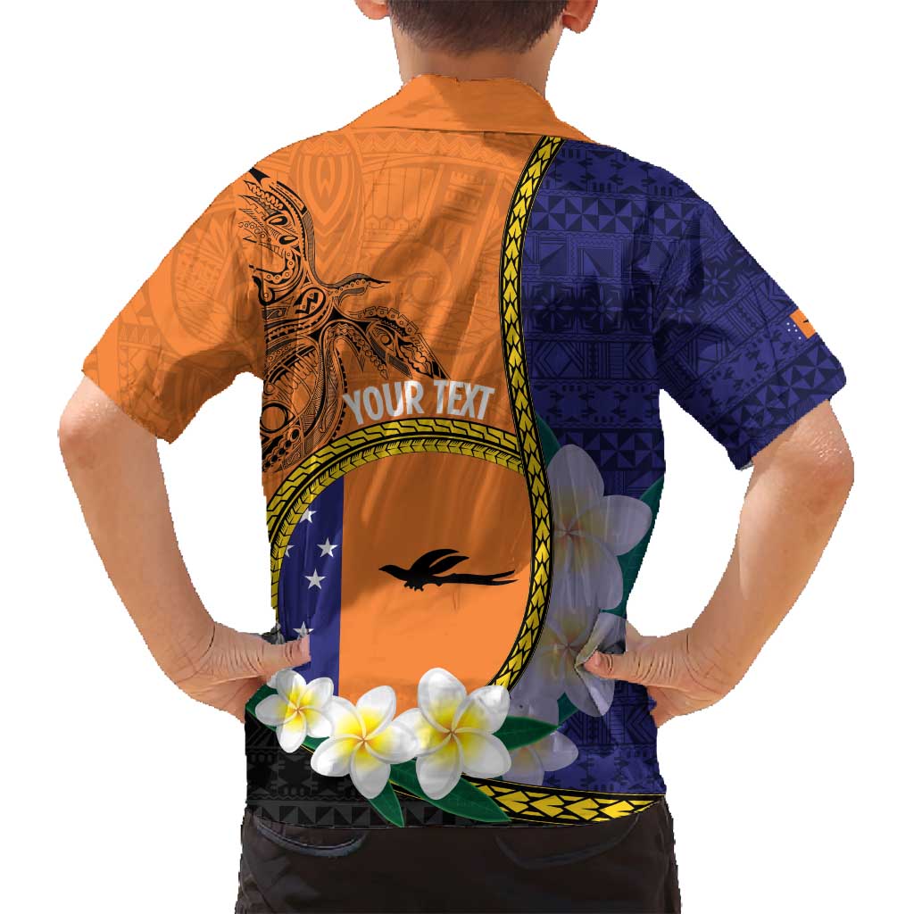 Personalised PNG Niu Ailan Family Matching Off Shoulder Short Dress and Hawaiian Shirt Papua New Guinea Plumeria Melanesian Pattern LT14 - Polynesian Pride
