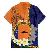 Personalised PNG Niu Ailan Family Matching Tank Maxi Dress and Hawaiian Shirt Papua New Guinea Plumeria Melanesian Pattern LT14 - Polynesian Pride