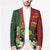 Personalised PNG Simbu Provins Blazer Papua New Guinea Plumeria Melanesian Pattern - Polynesian Pride