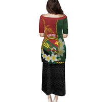 Personalised PNG Simbu Provins Family Matching Puletasi and Hawaiian Shirt Papua New Guinea Plumeria Melanesian Pattern LT14 - Polynesian Pride