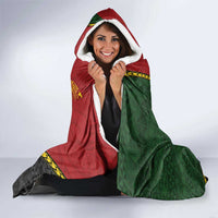 Personalised PNG Simbu Provins Hooded Blanket Papua New Guinea Plumeria Melanesian Pattern LT14 - Polynesian Pride
