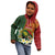 Personalised PNG Simbu Provins Kid Hoodie Papua New Guinea Plumeria Melanesian Pattern - Polynesian Pride