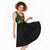 Personalised PNG Simbu Provins Midi Dress Papua New Guinea Plumeria Melanesian Pattern - Polynesian Pride