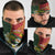 PNG Simbu Provins Neck Gaiter Papua New Guinea Plumeria Melanesian Pattern LT14