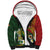 Personalised PNG Simbu Provins Sherpa Hoodie Papua New Guinea Plumeria Melanesian Pattern - Polynesian Pride