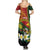 Personalised PNG Simbu Provins Summer Maxi Dress Papua New Guinea Plumeria Melanesian Pattern - Polynesian Pride