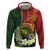 Personalised PNG Simbu Provins Zip Hoodie Papua New Guinea Plumeria Melanesian Pattern - Polynesian Pride