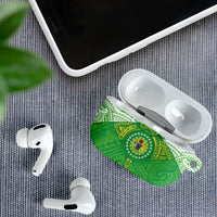 Cook Islands Manta Ray AirPods Case Kuki Airani Tattoo Green Color LT14 - Polynesian Pride