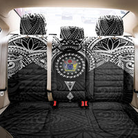 Cook Islands Manta Ray Back Car Seat Cover Kuki Airani Tattoo Black Color LT14 - Polynesian Pride