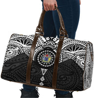 Cook Islands Manta Ray Travel Bag Kuki Airani Tattoo Black Color LT14 - Polynesian Pride