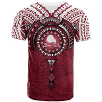 Personalised Cook Islands Mangaia T Shirt Map With Kuki Airani Manta Ray Tattoo LT14 - Polynesian Pride