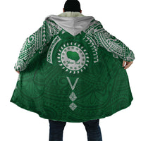 Personalised Cook Islands Rarotonga Cloak Map With Kuki Airani Manta Ray Tattoo LT14 - Polynesian Pride