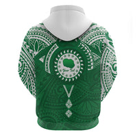 Personalised Cook Islands Rarotonga Zip Hoodie Map With Kuki Airani Manta Ray Tattoo LT14 - Polynesian Pride