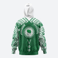 Personalised Cook Islands Rarotonga Zip Hoodie Map With Kuki Airani Manta Ray Tattoo LT14 - Polynesian Pride