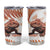 Red New Zealand Tuatara Tumbler Cup Aotearoa Sphenodon Punctatus Silver Fern
