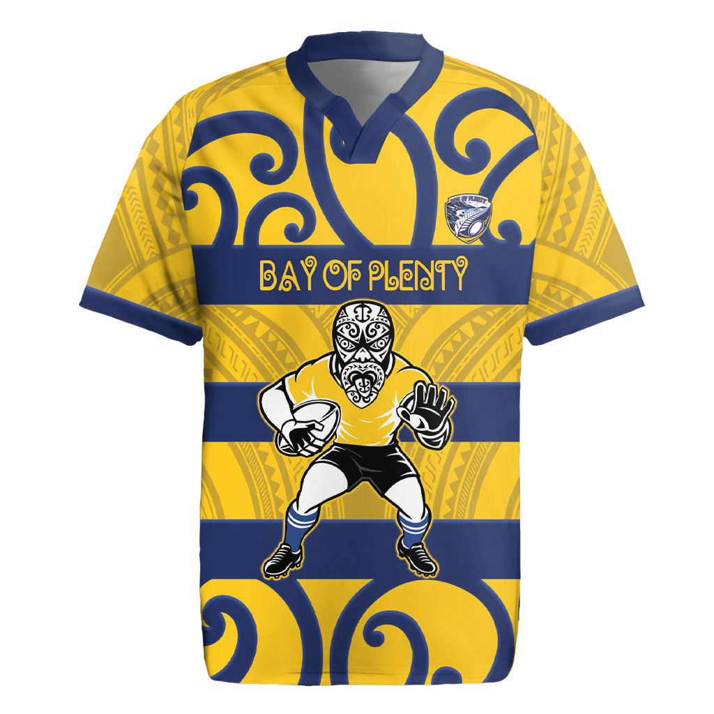 Bay of Plenty Custom Rugby New Zealand Rugby Jersey Aotearoa Maori Pukana Tiki Mascot