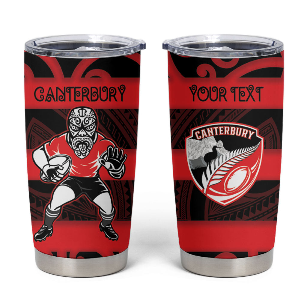 Canterbury Custom Rugby New Zealand Tumbler Cup Aotearoa Maori Pukana Tiki Mascot