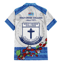 Fiji Holy Cross College Family Matching Mermaid Dress and Hawaiian Shirt Happy 50th Anniversary Fijian Tagimoucia Tapa Pattern LT14 - Polynesian Pride