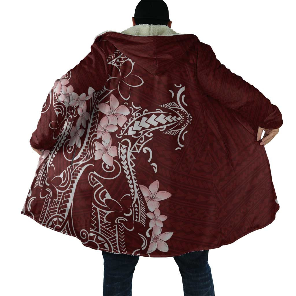 Oxblood Hawaii Cloak Hammerhead Shark Tattoo Curve Polynesian - Polynesian Pride